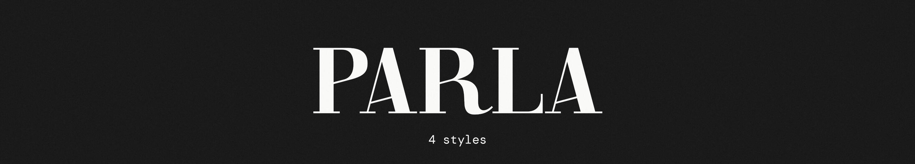 Parla Parla Typeface